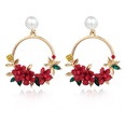 Korean Style Fashionable Elegant Ins Same Style Flower Stud Earrings Sweet Polymer Clay Pearl Earrings Flower Earrings Female Hotpicture8