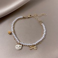 Korean New Fashion Sweet Simple DoubleLayer Pearl Bracelet Combination Ins Style Mori Style Trendy AllMatch Jewelry Womenpicture13
