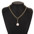 fashion chain pearl necklace punk style adjustable multilayered pendant clavicle chain combinationpicture16