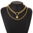 fashion chain pearl necklace punk style adjustable multilayered pendant clavicle chain combinationpicture20