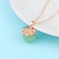 personality bayberry ball pendant necklace imitation natural stone resin retro jewelrypicture15