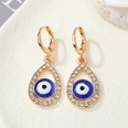 Retro Pearl Eye Color Rhinestone Love Demon Eye Ear Ring Crossborder Jewelrypicture18