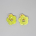 new retro cute acrylic resin flower earrings crossborder jewelrypicture19