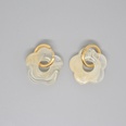 new retro cute acrylic resin flower earrings crossborder jewelrypicture22