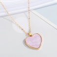European CrossBorder Sold Jewelry Acetate Love Necklace Simple Ins Style AllMatch Love Pendant Clavicle Chain Female Necklacepicture13