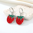 European CrossBorder Sold Jewelry Korean Cute Sweet Metal Fruit Earrings Dripping Strawberry Banana Watermelon Small Ear Ringpicture14