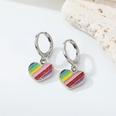CrossBorder Sold Jewelry Korean Sweet Colorful Drop Oil Rainbow Earrings Cute Candy Color Love Heart SUNFLOWER Ear Ringpicture14