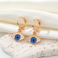 Ornament Bohemian Europe and America Cross Border Turkish Eye Earrings Metal Devils Eye Colorful Oil Necklacepicture12