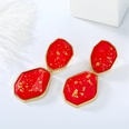 European and American crossborder Bohemia gold leaf resin color imitation natural stone earringspicture18