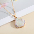 jewelry imitation natural stone necklace water drop resin agate piece pendant necklace earringpicture22