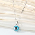 Retro simple color resin Turkish eye necklace demon eye pendant necklacepicture23