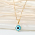 Retro simple color resin Turkish eye necklace demon eye pendant necklacepicture27