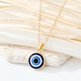 European CrossBorder Sold Jewelry Retro Simple More Sizes Devils Eye Necklace round Blue Eyes Clavicle Chain Femalepicture17