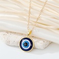 European CrossBorder Sold Jewelry Retro Simple More Sizes Devils Eye Necklace round Blue Eyes Clavicle Chain Femalepicture18