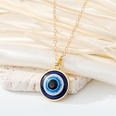 European CrossBorder Sold Jewelry Retro Simple More Sizes Devils Eye Necklace round Blue Eyes Clavicle Chain Femalepicture19