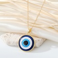 European CrossBorder Sold Jewelry Retro Simple More Sizes Devils Eye Necklace round Blue Eyes Clavicle Chain Femalepicture21