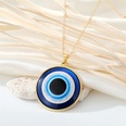 European CrossBorder Sold Jewelry Retro Simple More Sizes Devils Eye Necklace round Blue Eyes Clavicle Chain Femalepicture23