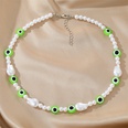 Bohemian color devils eye rice bead necklace eyes clavicle chain femalepicture19