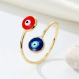 Ornament Trend Vintage Dripping Oil Color Devils Eye Ring Turkish Eye Europe and America Cross Borderpicture14