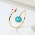 Ornament Trend Vintage Dripping Oil Color Devils Eye Ring Turkish Eye Europe and America Cross Borderpicture16