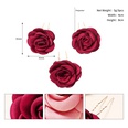 Amazon Hot Japanese and Korean Hair Accessories Mori Style Artificial Flower Bridal Headdress Exquisite Beautiful Rose UShaped Hair Pinpicture13