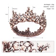 new head jewelry fashion wedding bridal crown retro full circle pearl crownpicture13