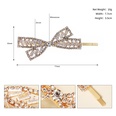 European and American creative zircon hairpins side clip fashion bow hairpinpicture12