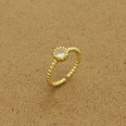 crossborder jewelry retro simple inlaid zircon personality round rhinestone twist ringpicture12