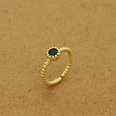crossborder jewelry retro simple inlaid zircon personality round rhinestone twist ringpicture15