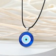 CrossBorder Sold Jewelry Personality Simple Blue Glass Devils Eye Pendant Necklace Turkey round Eye Keychain Pendantpicture11