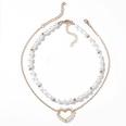 fashion short pearl wire winding cloud heart pendant sweater chain wholesalepicture13