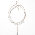 fashion short pearl wire winding cloud heart pendant sweater chain wholesalepicture15
