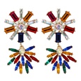 new geometric flower hollow diamond earrings pendant earrings personality bohemian ear jewelrypicture14
