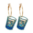 retro exaggerated temperament geometric personality cup earringspicture14
