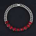 Hip Hop Style Accessories Red Glass Crystal 13mm Necklace Jewelry Fashion Cuban Chainpicture16