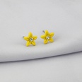 Korean version ins color flower series earrings fashion diamond cute earringspicture16