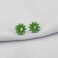 Korean version ins color flower series earrings fashion diamond cute earringspicture21