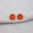 Korean version ins color flower series earrings fashion diamond cute earringspicture25