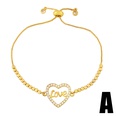 simple design hollow heart retro simple copper bracelet hand jewelrypicture14