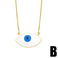 European and American Devils Eye Pendant Copper Necklace Wholesale Jewelrypicture13