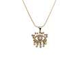 Europe and America Copper Zircon Eyes Pendants Necklaces Wholesale Jewelrypicture19