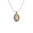 retro copper zircon variety of cross Maria pendant necklace wholesalepicture50