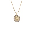 retro copper zircon variety of cross Maria pendant necklace wholesalepicture54