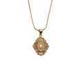 retro copper zircon variety of cross Maria pendant necklace wholesalepicture55