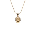 retro copper zircon variety of cross Maria pendant necklace wholesalepicture56