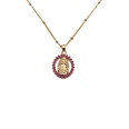retro copper zircon variety of cross Maria pendant necklace wholesalepicture63