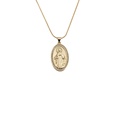 European and American copper zircon cross Virgin Mary necklacepicture19