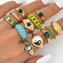 New Chinese style trigram ring star heart female joint ring multipiece combinationpicture5