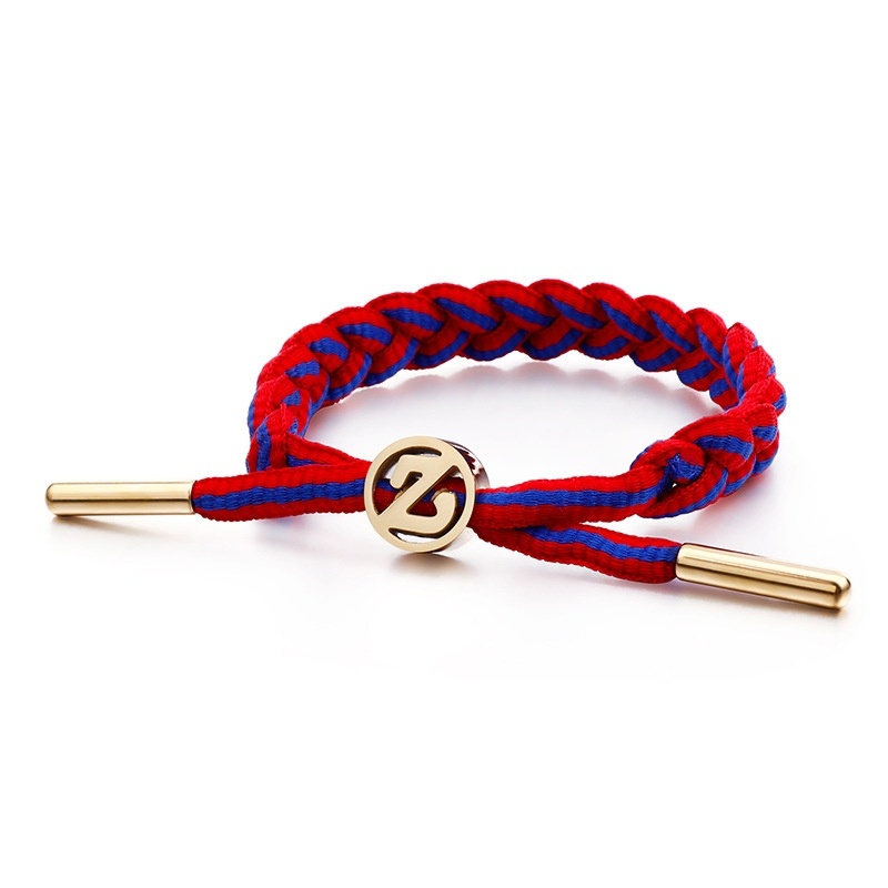 European and American crossborder outdoor basketball shoelace stainless steel  simple letter Z bracelet