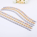 Korean mens nonfading stainless steel multicolor necklace bracelet wholesalepicture10